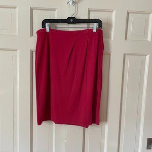 J. Jill Deep pink/red Wearever skirt
